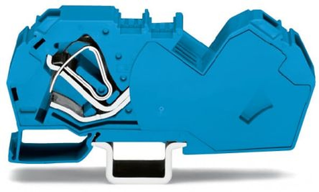 WAGO 785-604 785 Series Terminal Block Blue, 35mm², 1-Level, Cage Clamp, CSA