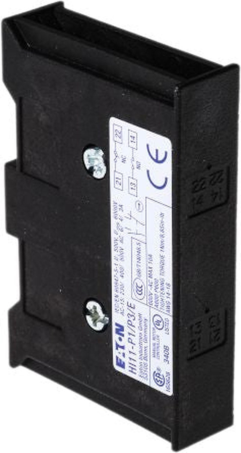 Eaton Auxiliary Contact, 2 Contact, 1 NO/1 NC, HI11, Top Mount, 10 A, 78627297 HI11-P1/P3E(RS219-1439)