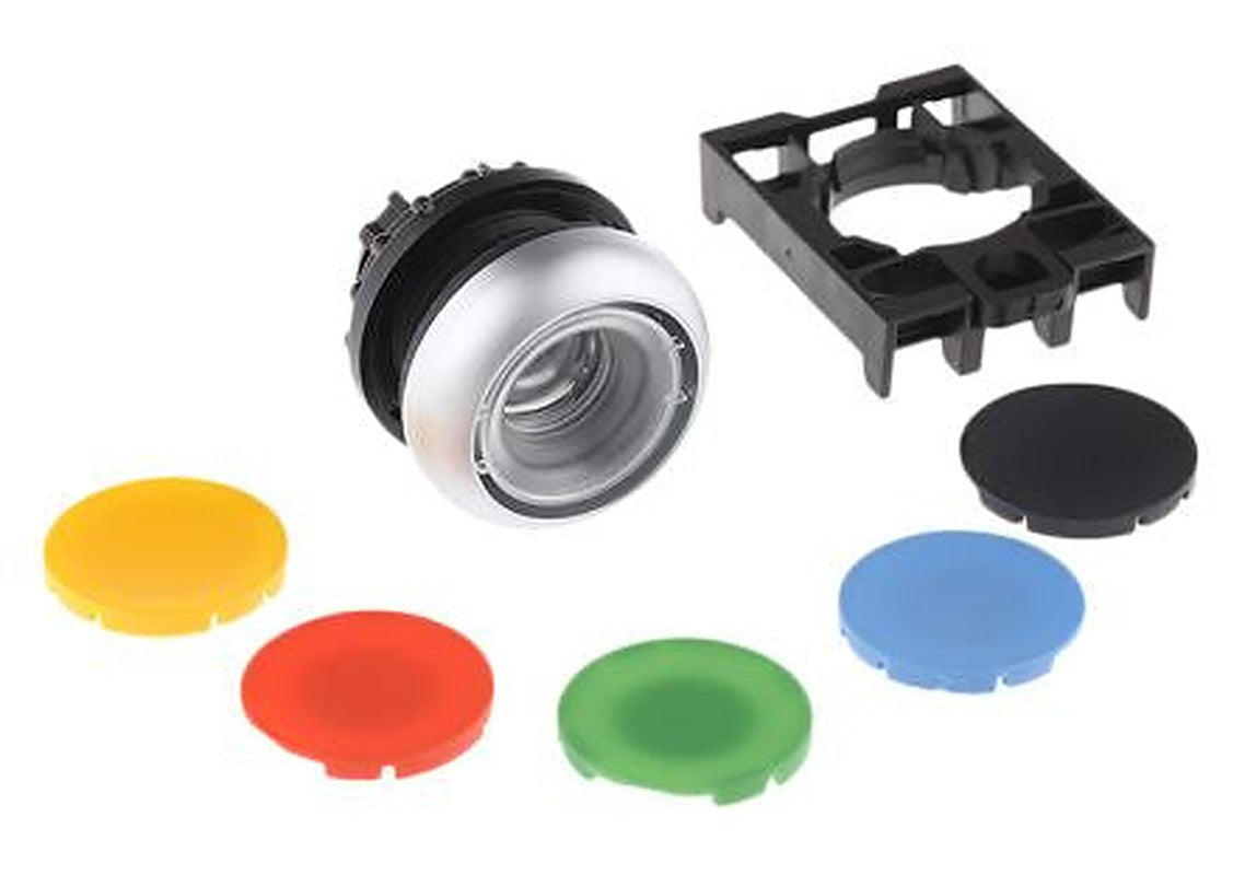Eaton RMQ Titan M22 Series Silver Momentary Push Button Head, 22 mm Cutout, IP69K