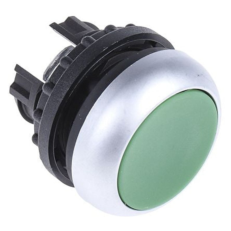 Eaton RMQ Titan M22 Series Green Momentary Push Button Head, 22 mm Cutout, IP69K