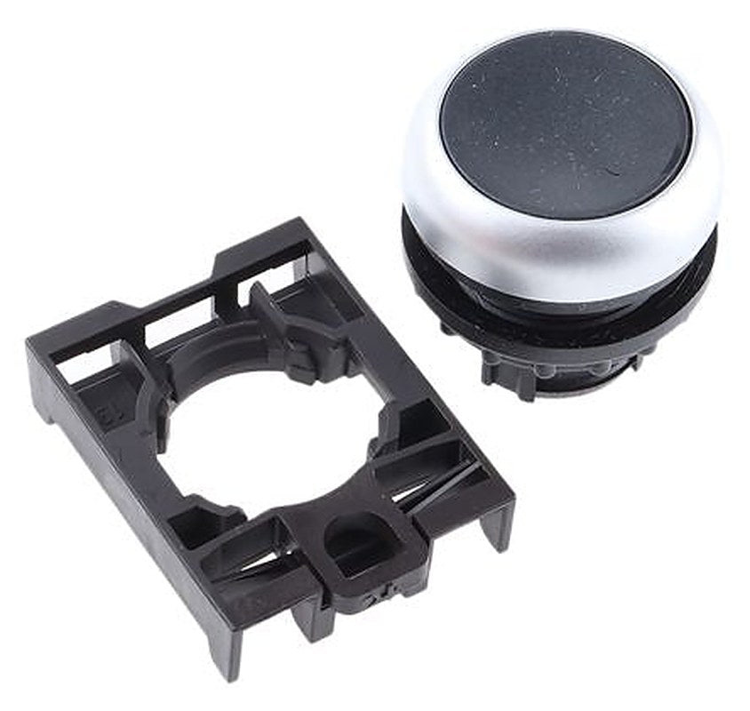 Eaton RMQ Titan M22 Series Black Maintained Push Button Head, 22 mm Cutout, IP69K