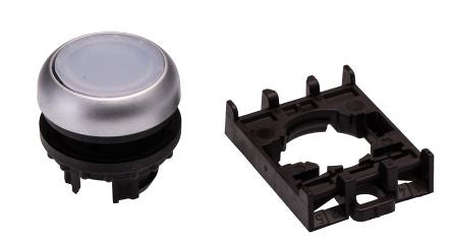 Eaton RMQ Titan M22 Series White Momentary Push Button Head, 22 mm Cutout, IP69K