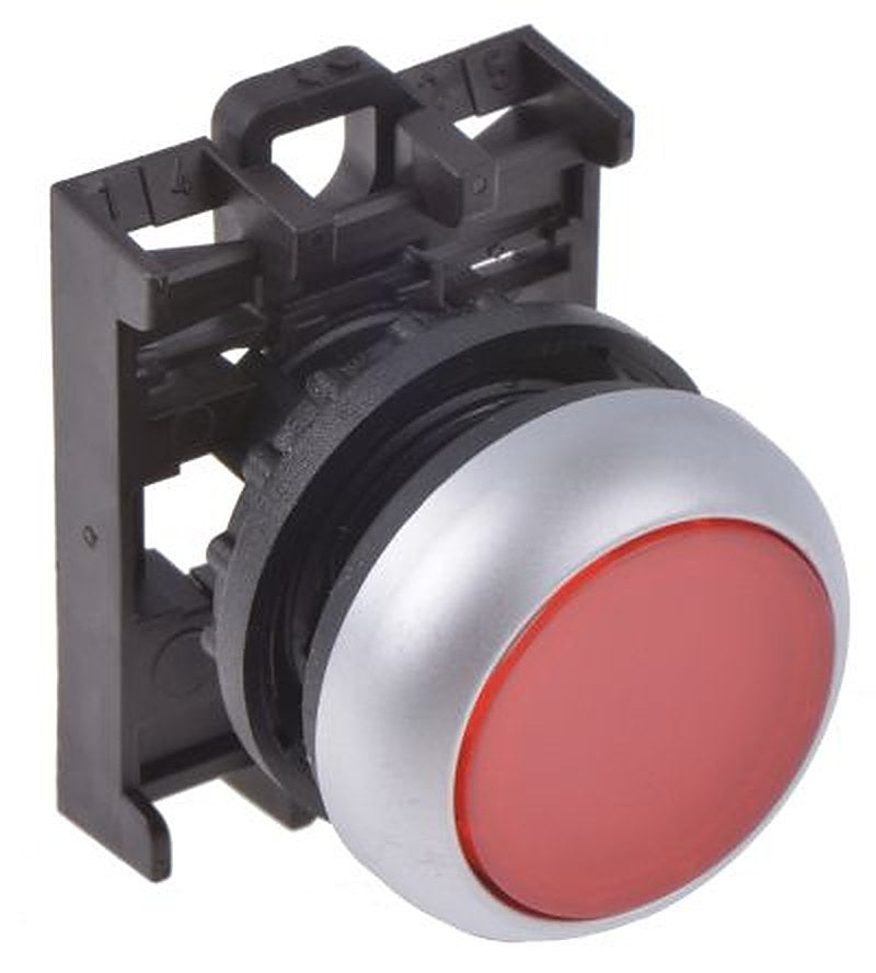 Eaton RMQ Titan M22 Series Red Maintained Push Button Head, 22 mm Cutout, IP69K