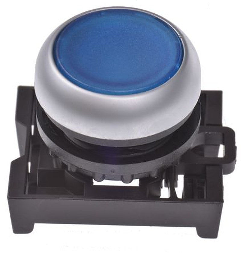 Eaton RMQ Titan M22 Series Blue Maintained Push Button Head, 22 mm Cutout, IP69K