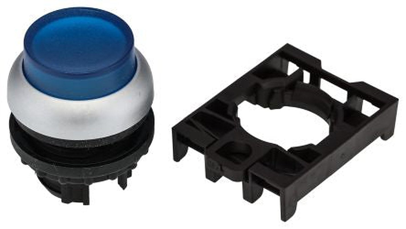 Eaton RMQ Titan M22 Series Blue Momentary Push Button Head, 22 mm Cutout, IP69K