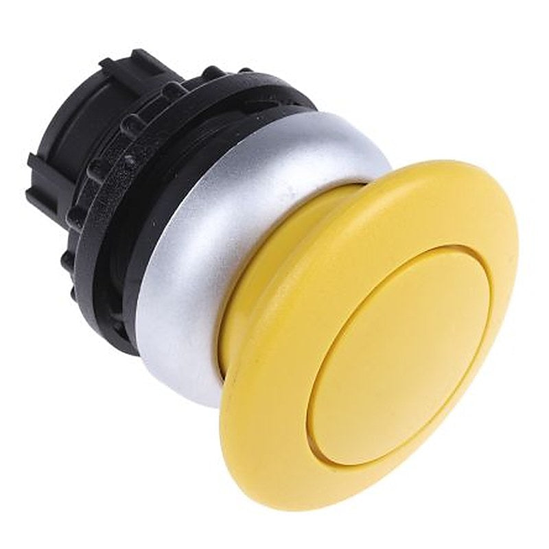 Eaton RMQ Titan M22 Series Yellow Momentary Push Button Head, 22 mm Cutout, IP66, IP67, IP69