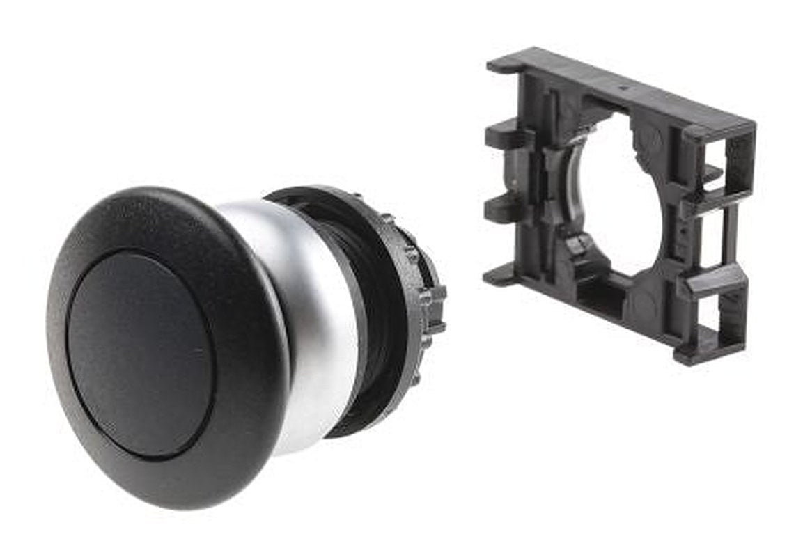 Eaton RMQ Titan M22 Series Black Maintained Push Button Head, 22 mm Cutout, IP67, IP69, IP66
