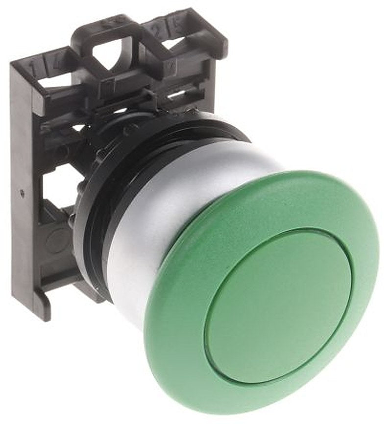 Eaton RMQ Titan M22 Series Green Maintained Push Button Head, 22 mm Cutout, IP69K