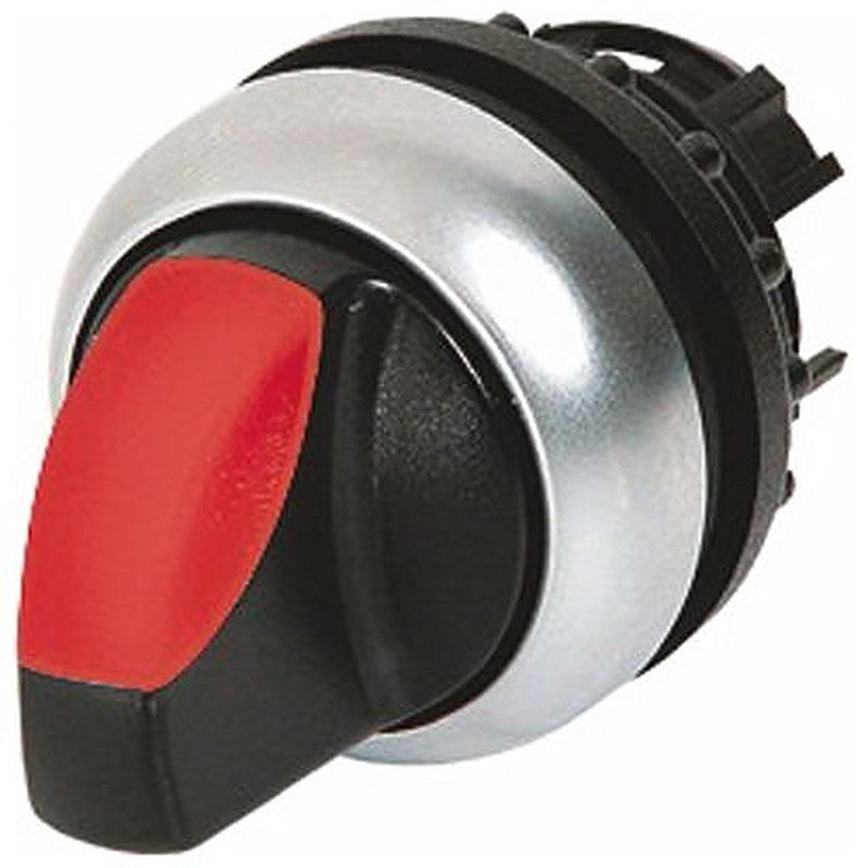 Eaton RMQ-Titan Series 2 Position Illuminated Selector Switch Head, 22 mm Cutout, Red Handle, IP66