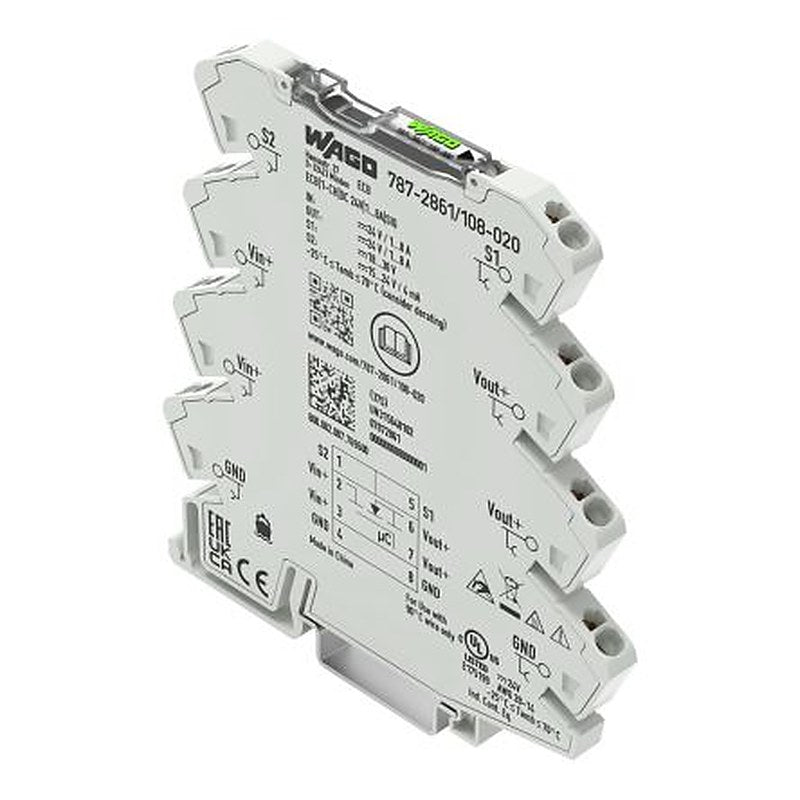 WAGO 787 Electronic Circuit Breaker 8A, DIN Rail