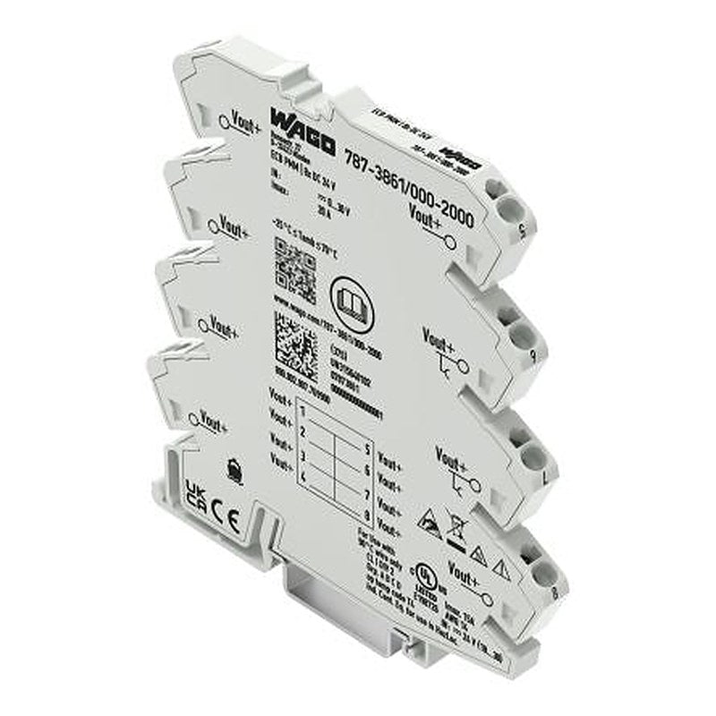 WAGO Distribution Block, 8 Way, 30V dc, 20A, White