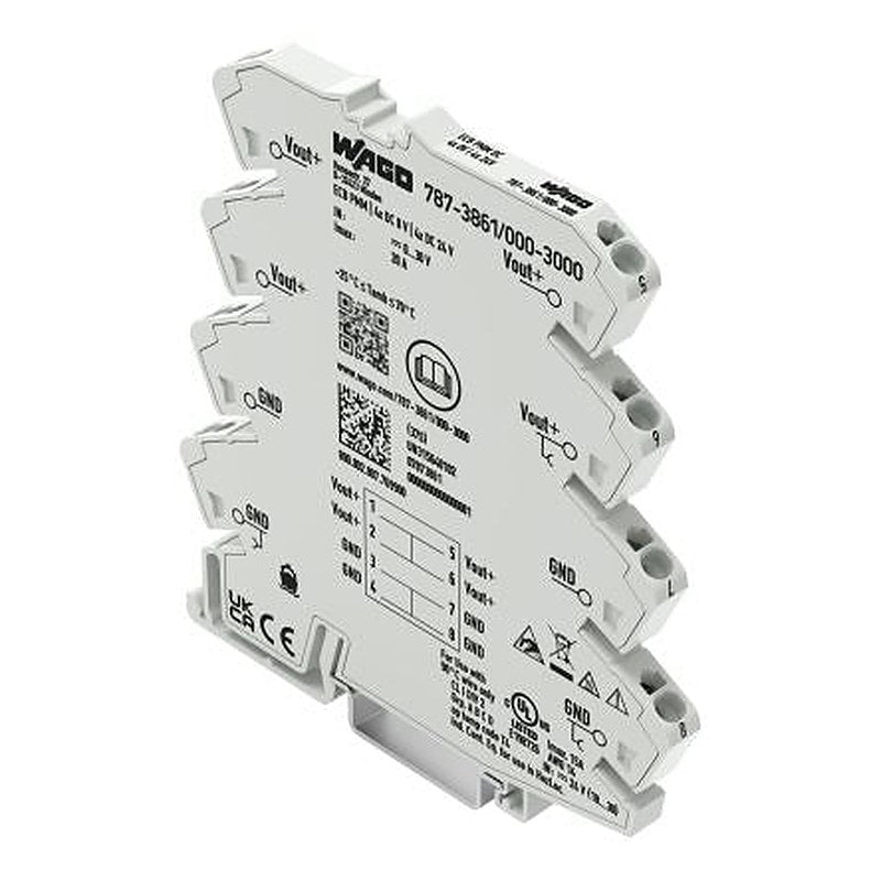 WAGO Distribution Block, 8 Way, 30V dc, 20A, White