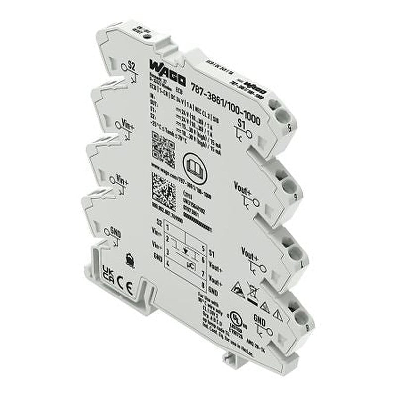 WAGO 857 Electronic Circuit Breaker 1A 24V, DIN Rail