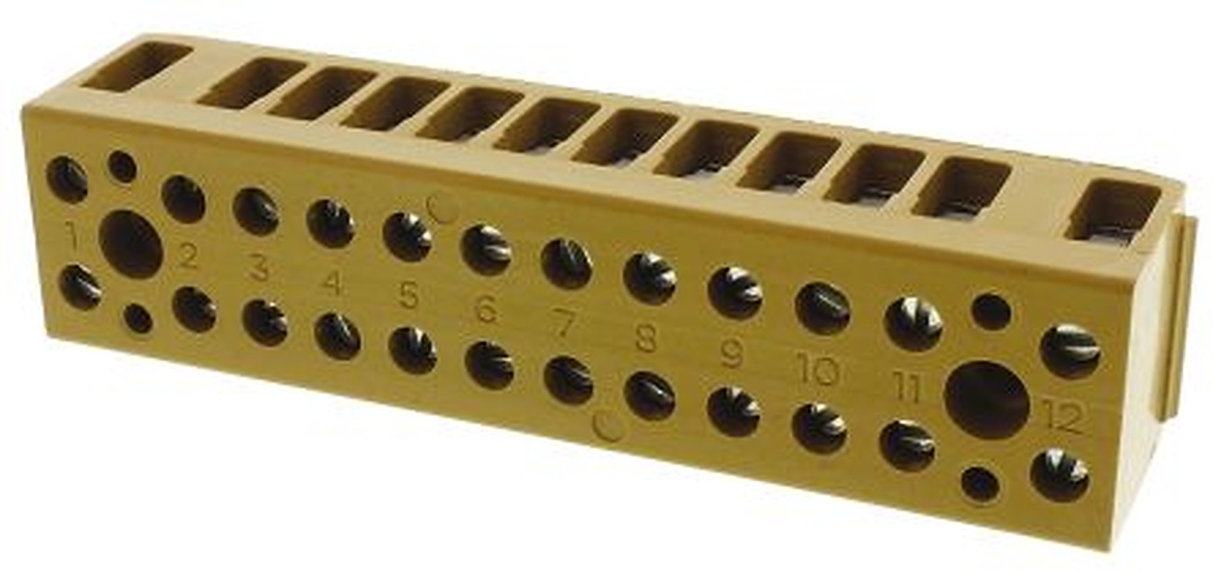Weidmüller SAK Series Non-Fused Terminal Block, 12-Way, 12AWG, 22 AWG Wire, 32A Screw