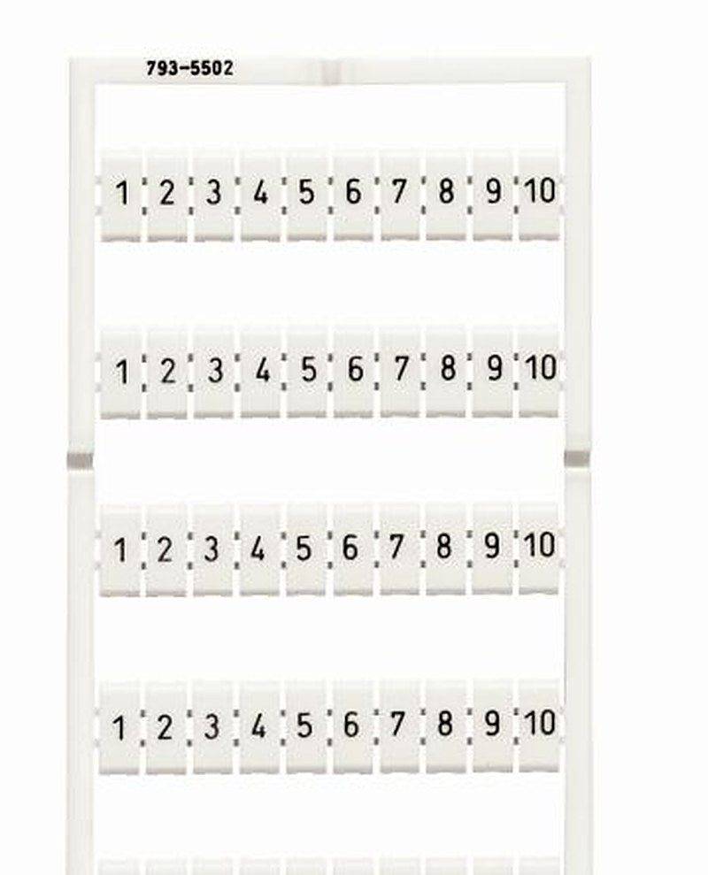 WAGO 45931 Marking Card for use with WMB or WMB marker card