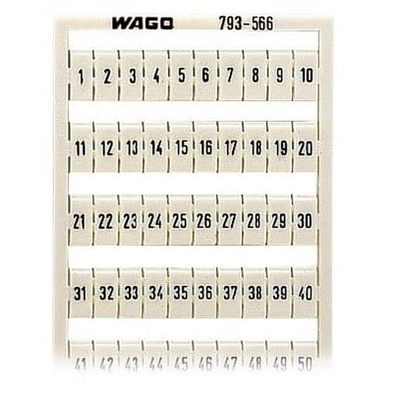 WAGO Marker Card for use with Terminal Block