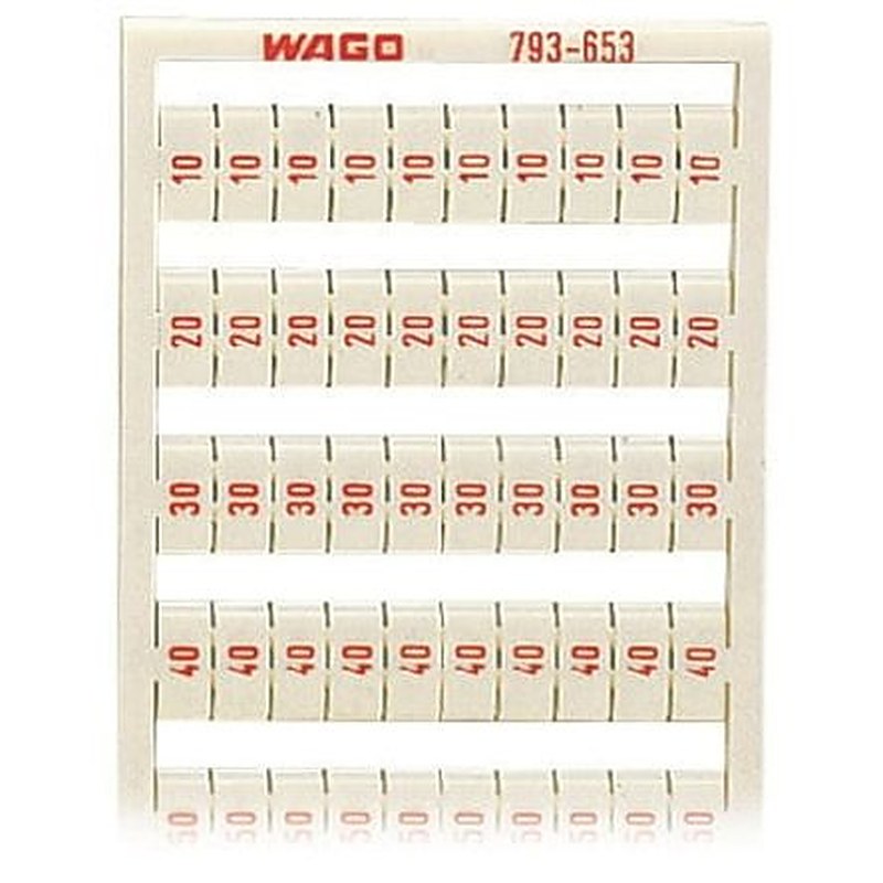 WAGO Marker Card for use with Terminal Block