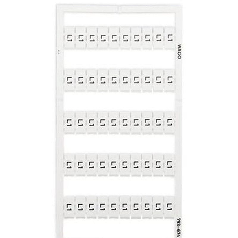 WAGO L1 Marker Card for use with Terminal Block