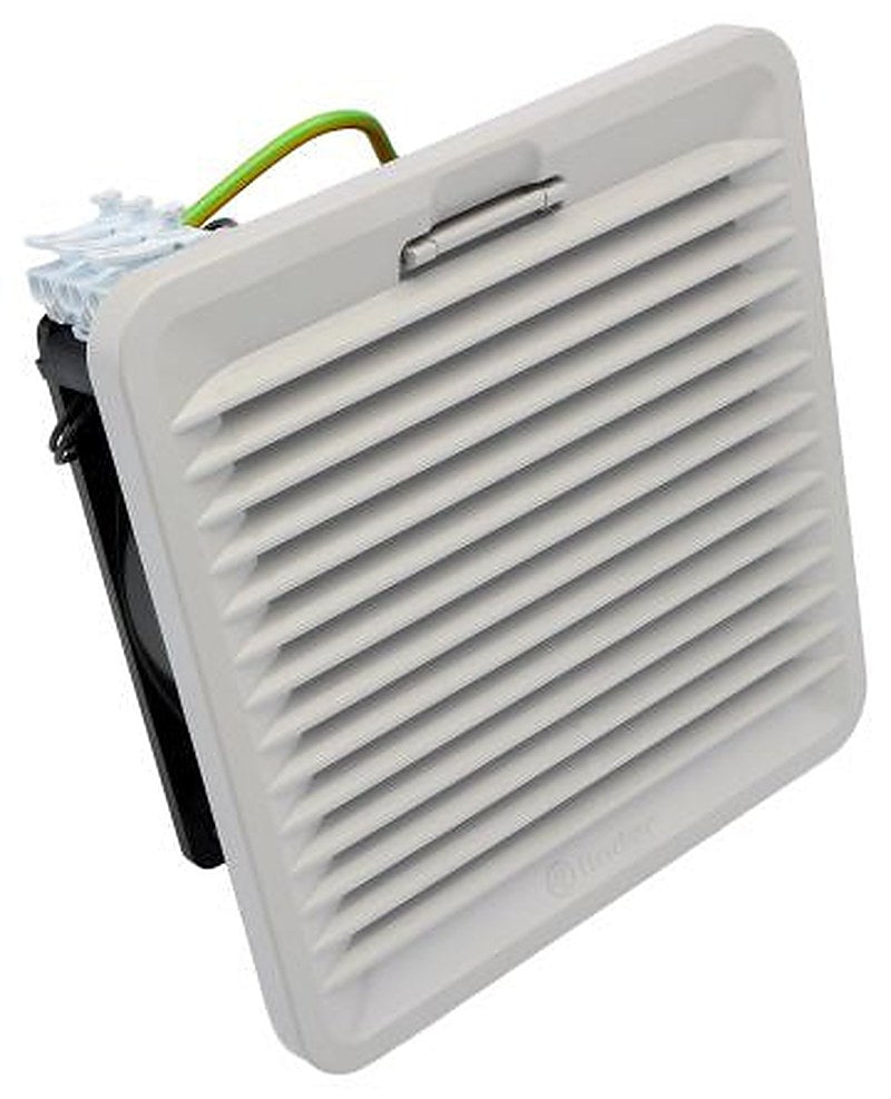 Finder 7F Series Filter Fan, 120V ac, AC, 55 m³/h Filtered, 55 m³/h Unimpeded, IP54, 155 mm, 155 mm x
