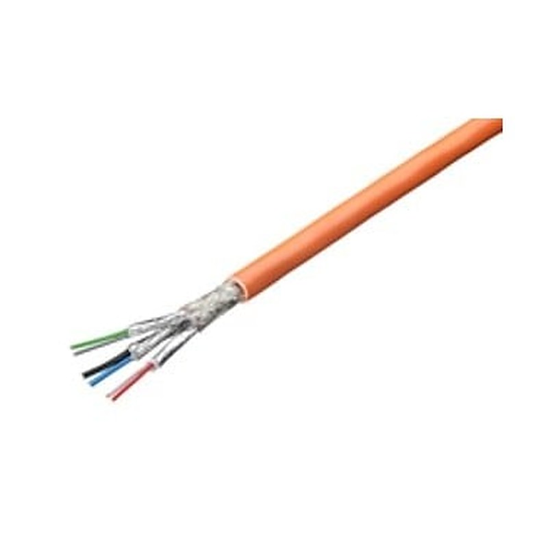 LI2Y 2X0,75ST + 2 (2X0,34ST) - CY, SHEATH ORANGE, SPECIAL CABLE FOR CONNECTION SIWAREX MODULE TO JB JUNCTION BOX AND DISTRIBUTION BOX OR IB INTER- MEDIATE BOX AS WELL AS BETWEEN TWO IB'S FOR PERMANENT ON-SITE INSTALLATION;OCCASIONAL BENDING POSSIBLE. 10.8 MM OUTER DIAMETER AMBIENT TEMPERATURE -40 TO +80 CEL.