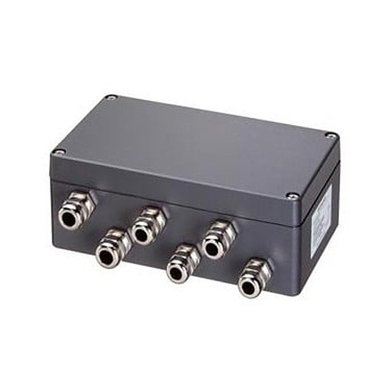 Successor product: 7MH5001-0AA2 JUNCTION BOX SIWAREX JB DIE-CAST ALUMINIUM QUALITY TO CONNECT IN PARALLEL UP TO 4 LOAD CELLS IN 4-WIRE OR 6-WIRE SYSTEM DEGREE OF PROTECTION: IP 66 DIMENSIONS IN MM:220 X 120 X 81