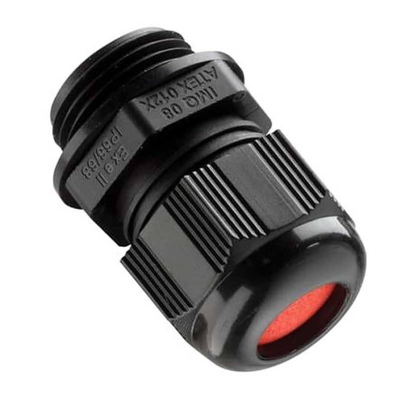 ABB Glands Series Black Nylon Cable Gland, 1/2 in NPT Thread, 6 mm min., 12 mm max.