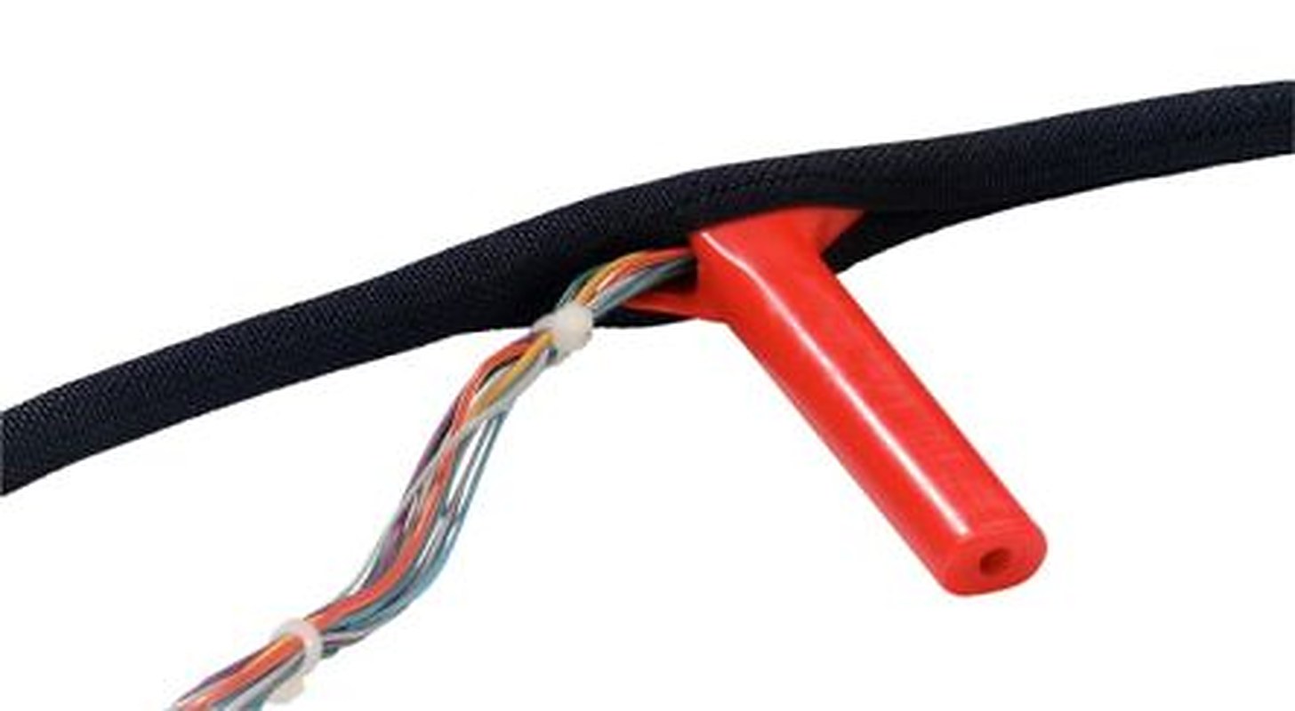 ABB Expandable Braided Polyester Black Cable Sleeve, 15m Length 66 mm Cable Diameter, CPS38W-15-FR-EU Series