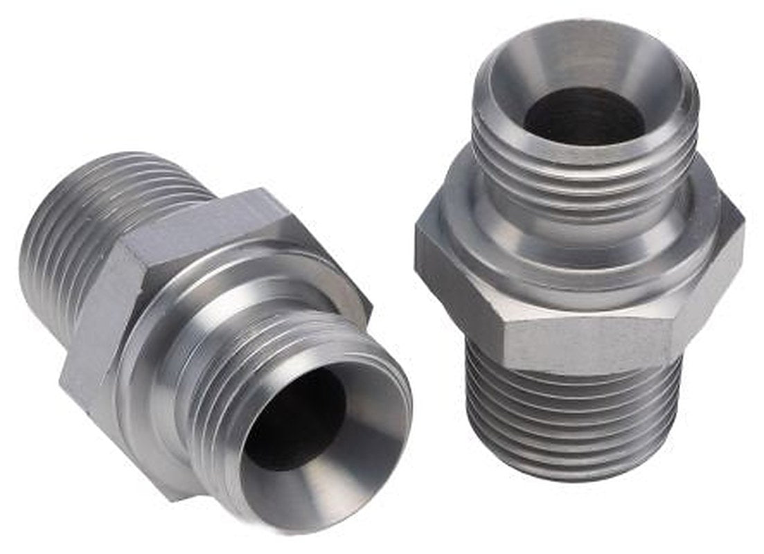 Parker 8-8F3MK4S Hydraulic Straight Threaded Adapter Male, 60 °, Steel, 0.5 in Hose ID