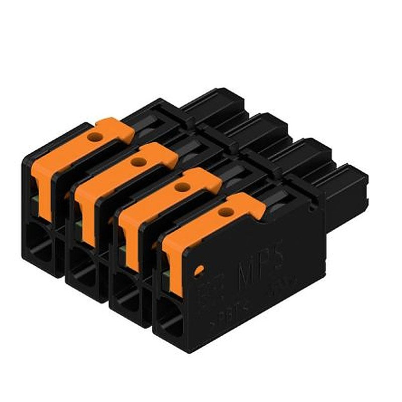 Weidmüller OMNIMATE 4.0 Series Pluggable Terminal Block Headers & Socket, 4-Contact, 7.5 mm Pitch, PCB, 1 Row