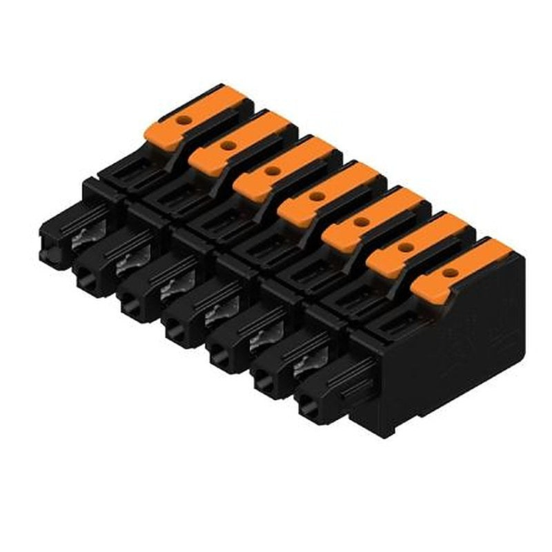 Weidmüller OMNIMATE 4.0 Series Pluggable Terminal Block Headers & Socket, 7-Contact, 7.5 mm Pitch, PCB, 1 Row