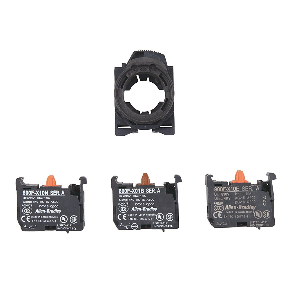 Contact Block Assembly, 2-Speed Operator, Electrical Interlock, 2 N.O. 1 N.C.