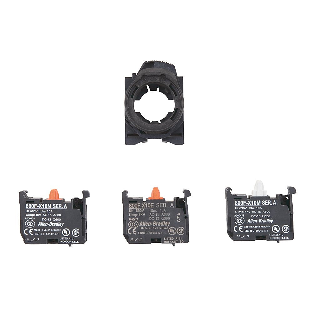 Plastic Latch Mount, 3 N.O. Contact(s), 1 N.C. Contact(s), Standard