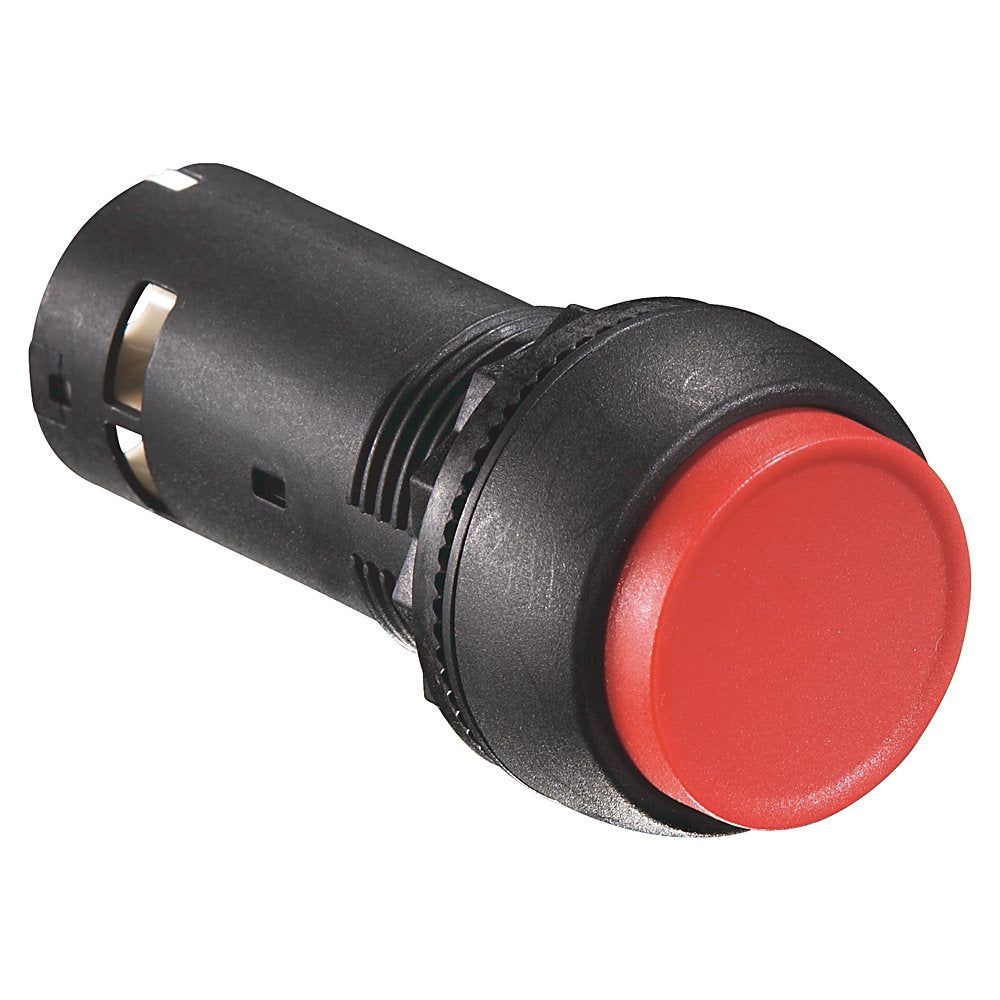 800F Push Button - Plastic Monolithic, Extended, Red, O, Standard Pack (Qty. 1)