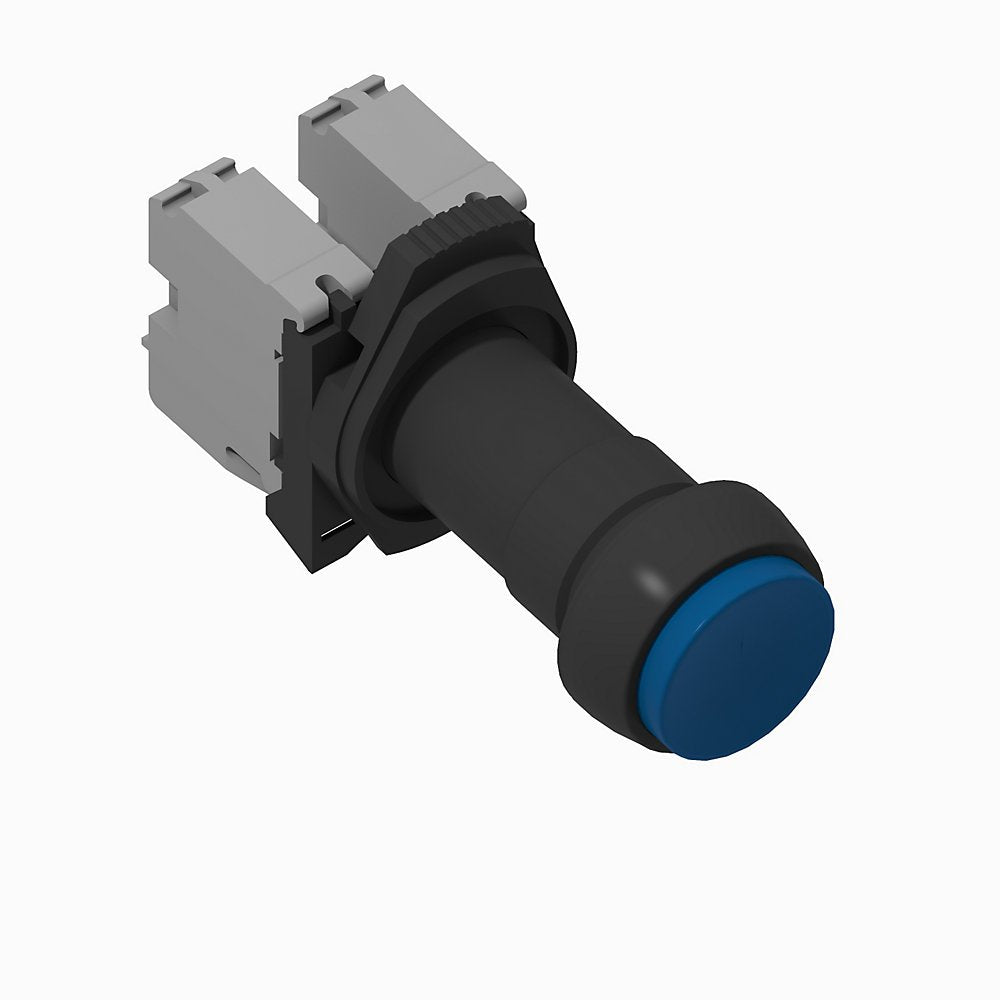 800F Push Button - Plastic Monolithic, Extended, Blue, No Legend, Standard Pack (Qty. 1)