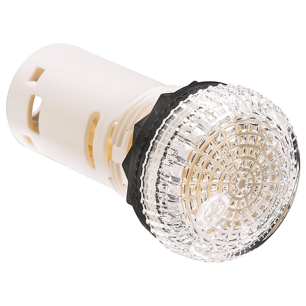 800F Pilot Light - Rd. Plas. Monolithic (IP66, 4/13, IP66), Clear, Incandescent Module, 24V AC/DC, Standard Pack (Qty. 1)