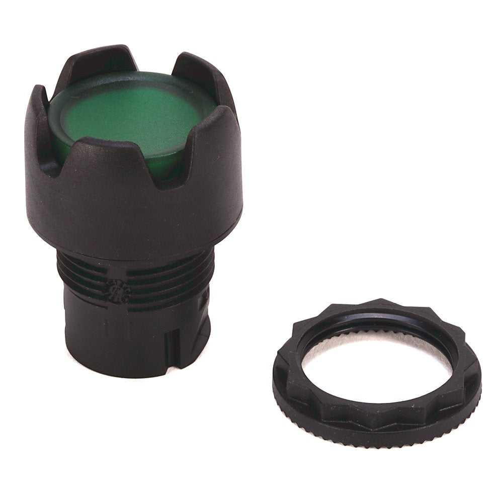 800F Momentary Push Button - Metal, Illuminated, Guarded, Clear Standard Pack (Qty. 1)