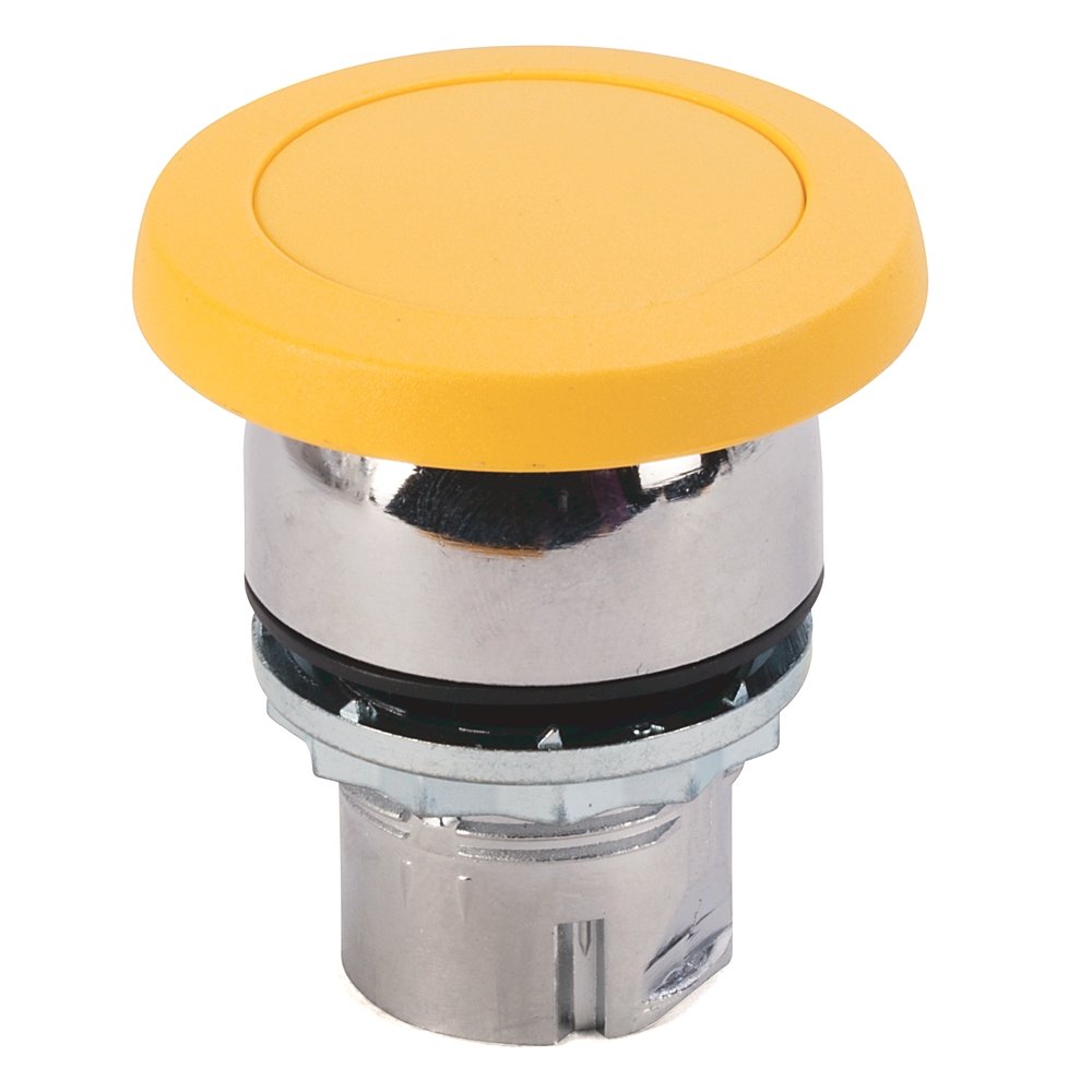 800F Mushroom - Metal, 40mm, Momentary, Red, Plastic Latch Mount, 0 N.O. Contact(s), 2 N.C. Contact(s), Standard Standard Pack (Qty. 1)
