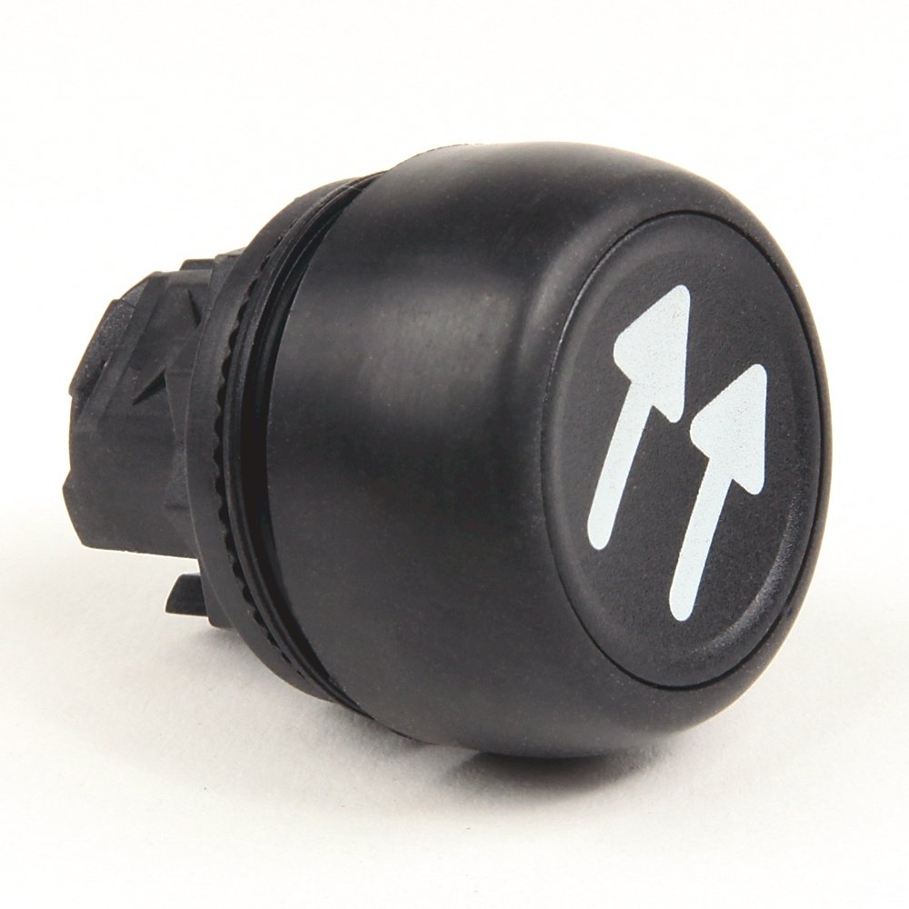 800FC - Plastic, 1-Speed, Double Arrow , Black , Vertical: Black / LEFT FAST or White / RIGHT FAST; Horizontal: White / UP FAST or Black / DOWN FAST