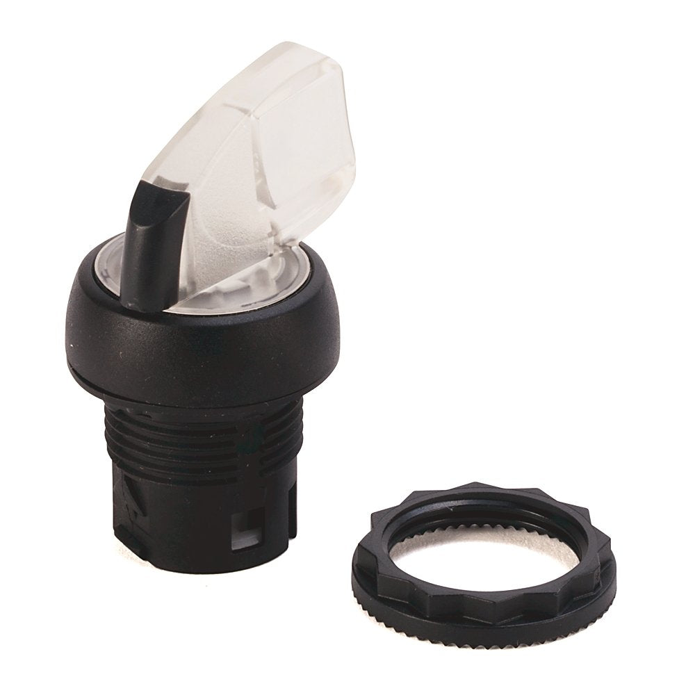 800F 2 Position Illuminated Selector Switch - Plastic, Maintained, Clear, Standard Orientation, , Standard Pack (Qty. 1)