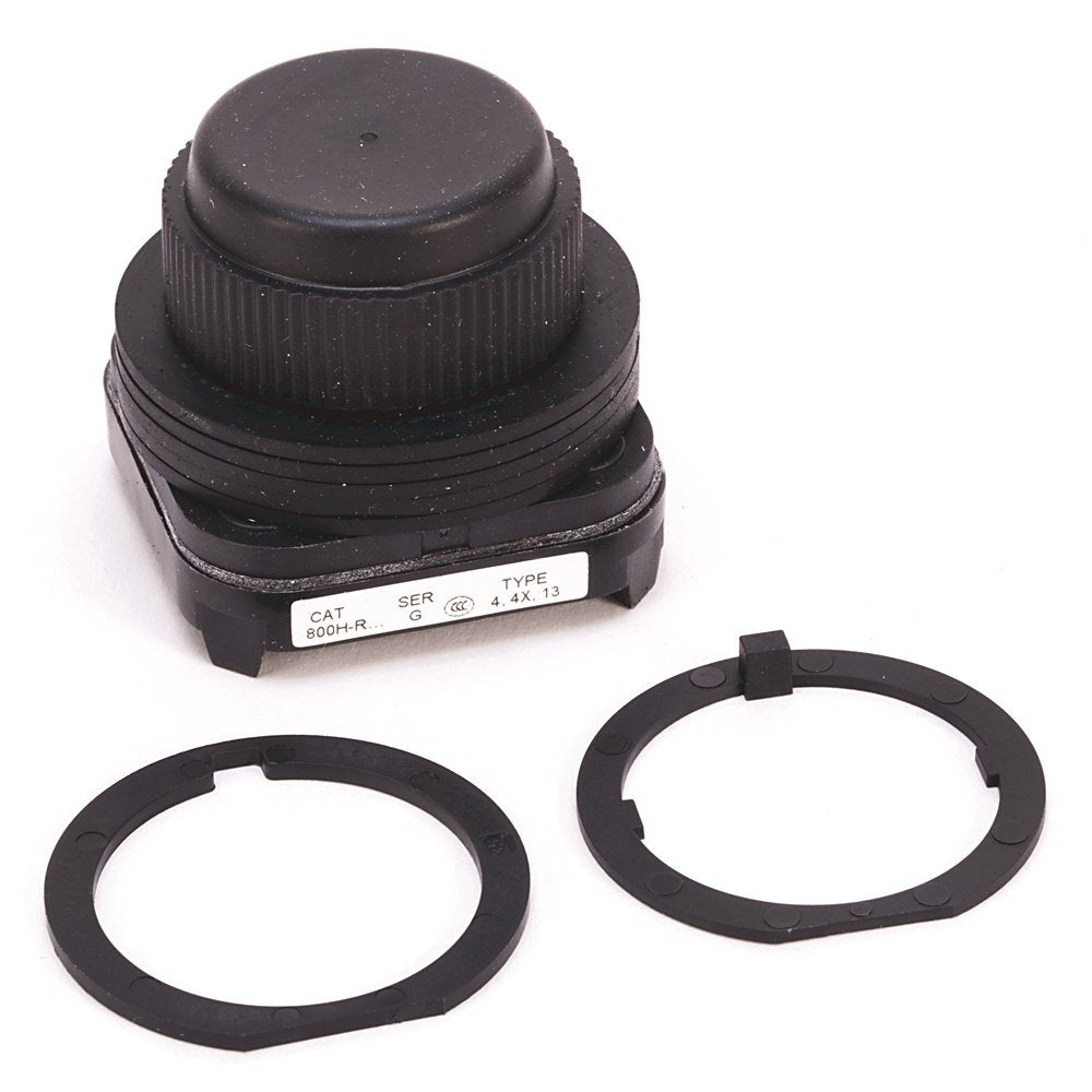 30.5mm Type 4/4X/13 Mom. Contact PB, Non-Illum., Black, Booted Hd, 1 NC