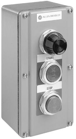 800T Assembled Station Flush Mount, Two Push Buttons