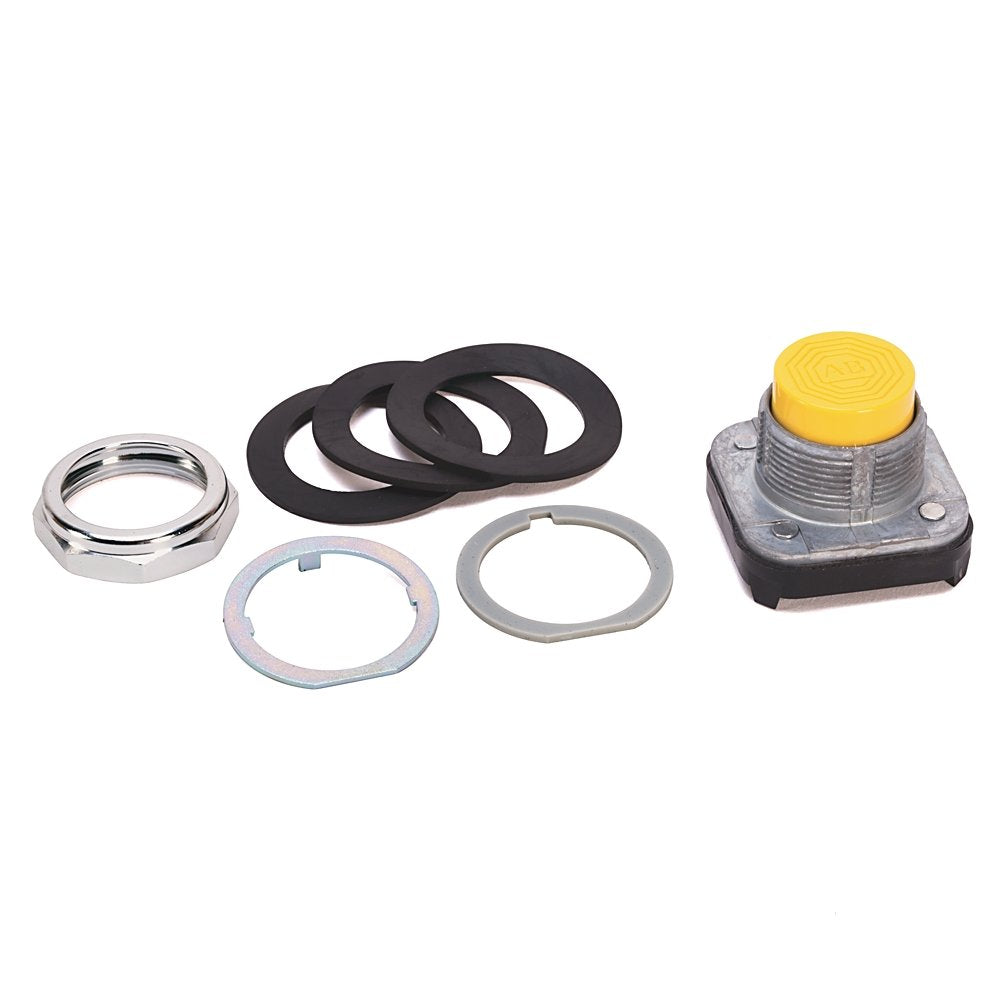 30.5mm Type 4/13 Mom. Contact PB, Non-Illum., Yellow, Extended Hd, No Contacts