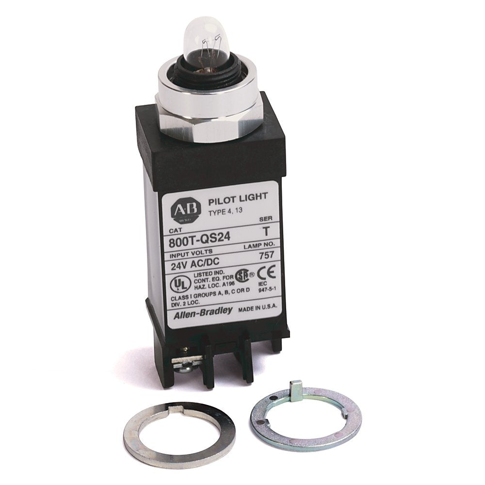 800T Small Pilot Light, Full Voltage ,None , Full Voltage Type , No Lamp , 0-250V AC/DC