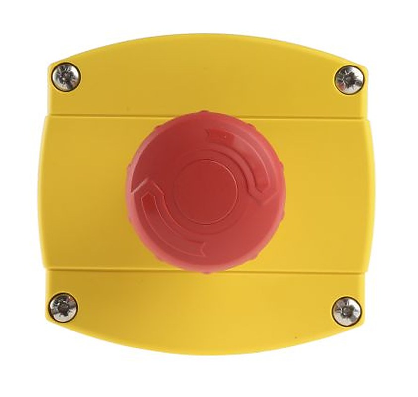 Allen Bradley 800F Series Twist Release Emergency Stop Push Button, Panel Mount, 2 NC, IP69K