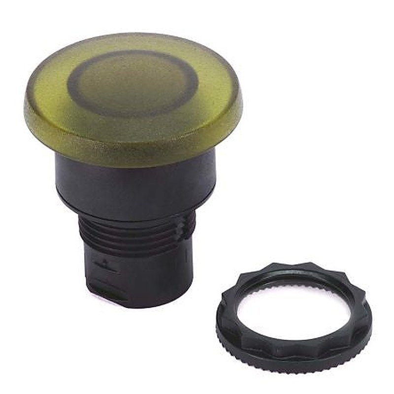 Allen Bradley 800F Series Yellow Momentary Push Button Head, 22 mm Cutout, IP65