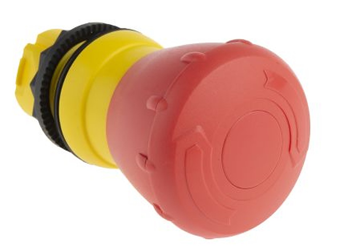 Allen Bradley 800F Series Red Turn to Release Push Button Head, 22 mm Cutout, IP65