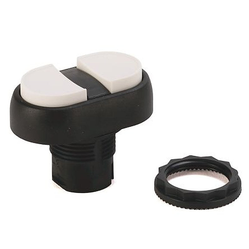 Allen Bradley 800FP Series Red, Grey Momentary Push Button Switch, 22 mm Cutout, IP66, IP65