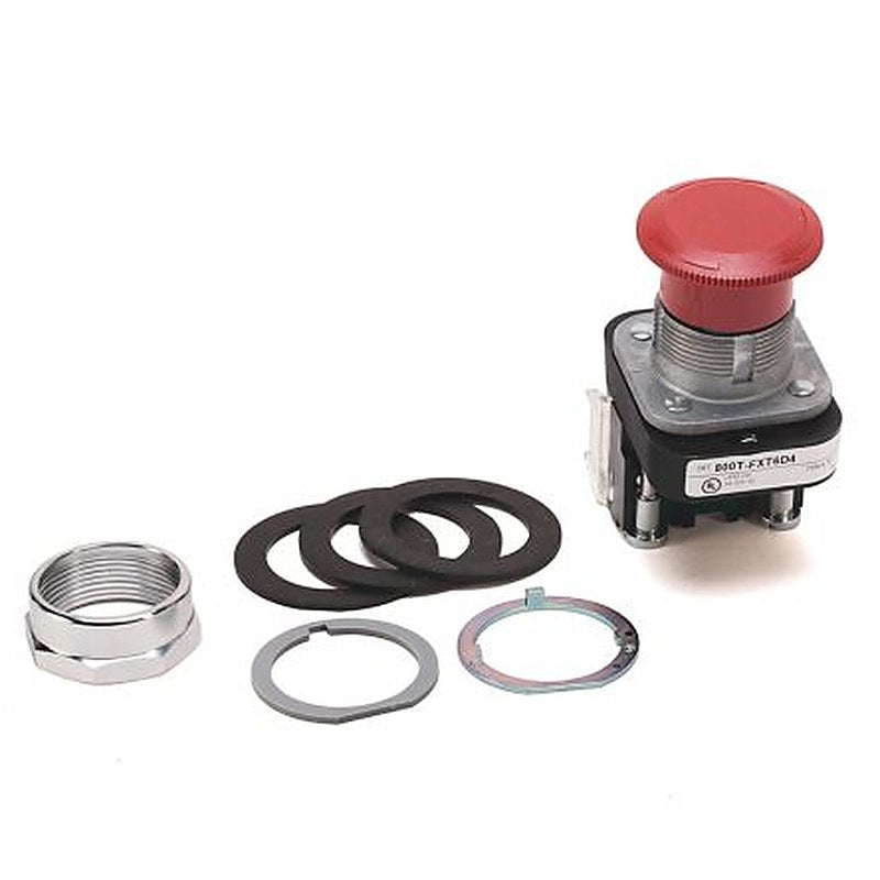 Allen Bradley 800T Series Push Button Switch, Panel, 30 mm Cutout, DPST
