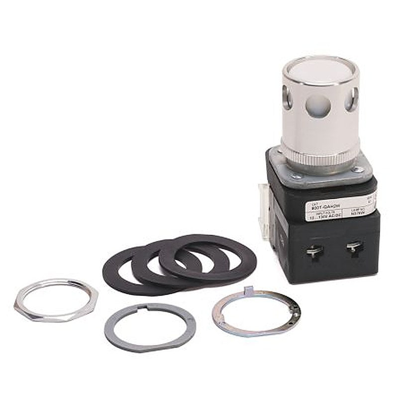 Allen Bradley 800T Series White Momentary Push Button Head, 30 mm Cutout, IP67, IP69K