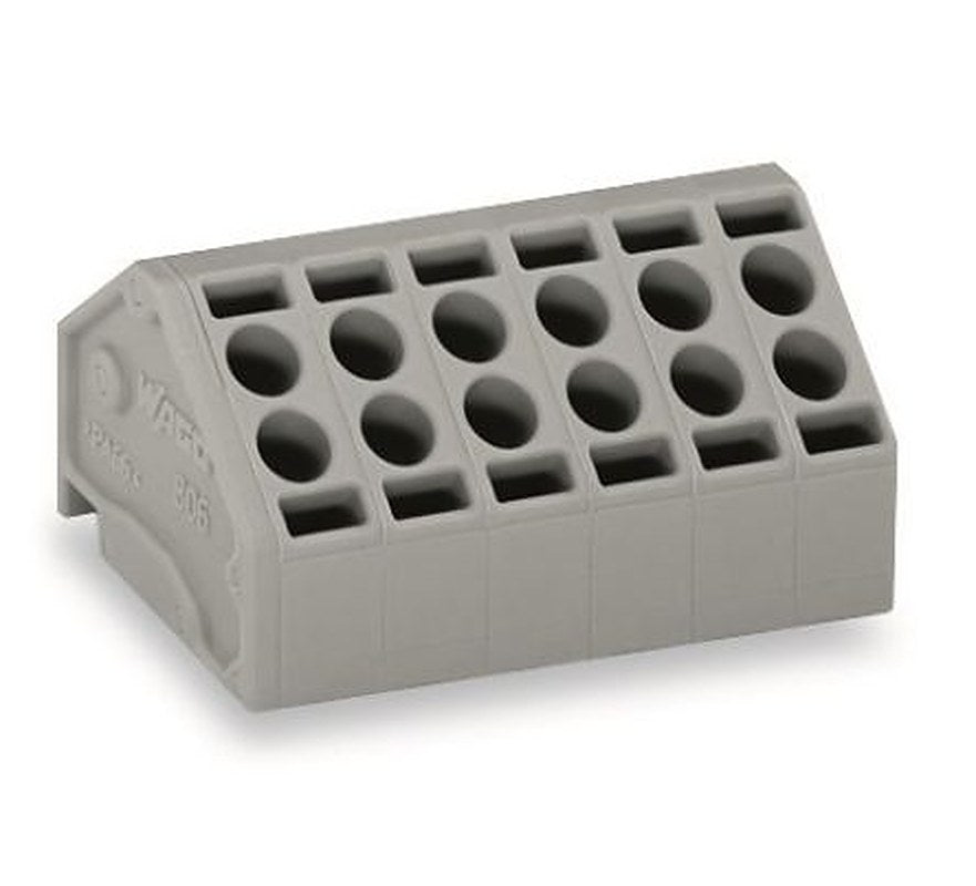 WAGO PCB Terminal Block, 8-Contact, 5 mm Pitch, 1 Row, 806-108